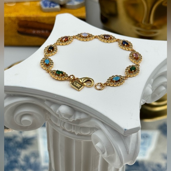 🆕 CRYSTAL HAZE 🧿 NWT Rainbow Evil Eye Bracelet - Picture 11 of 16